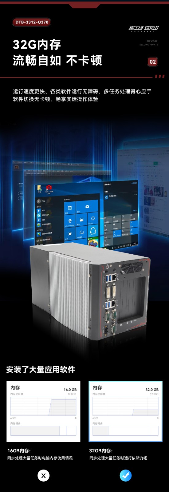邊緣計算工業(yè)電腦,酷睿8代浙江工控機(jī),DTB-3312-Q370.jpg