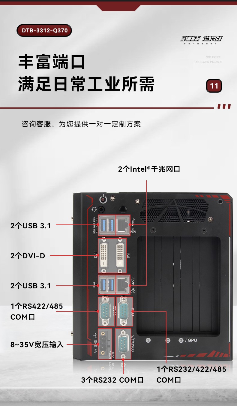 邊緣計算工業(yè)電腦,酷睿8代浙江工控機(jī),DTB-3312-Q370.jpg