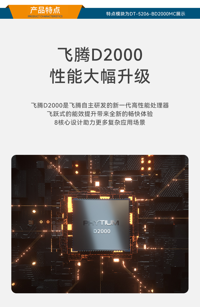 東田國產(chǎn)飛騰D2000 CPU,壁掛式天津工控機,DT-5206-BD2000MC.jpg