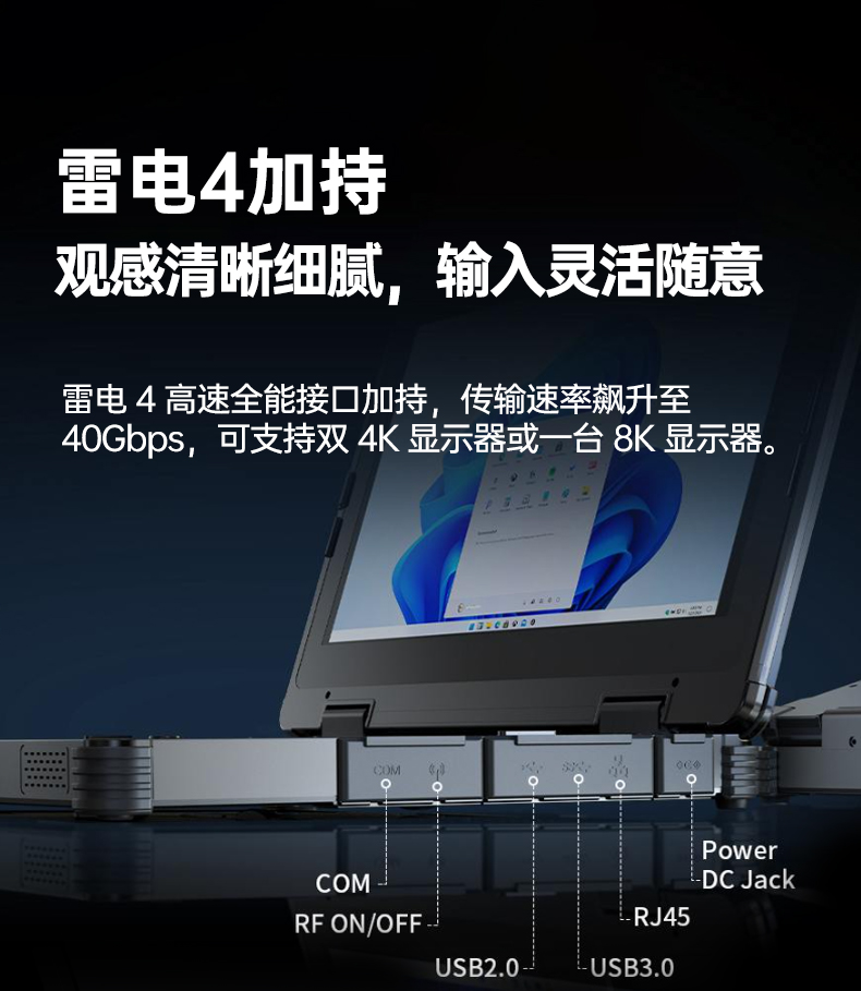 酷睿12代戶外筆記本,雷電4高速接口,Windows 11加固杭州三防筆記本,DTN-S1512E.jpg