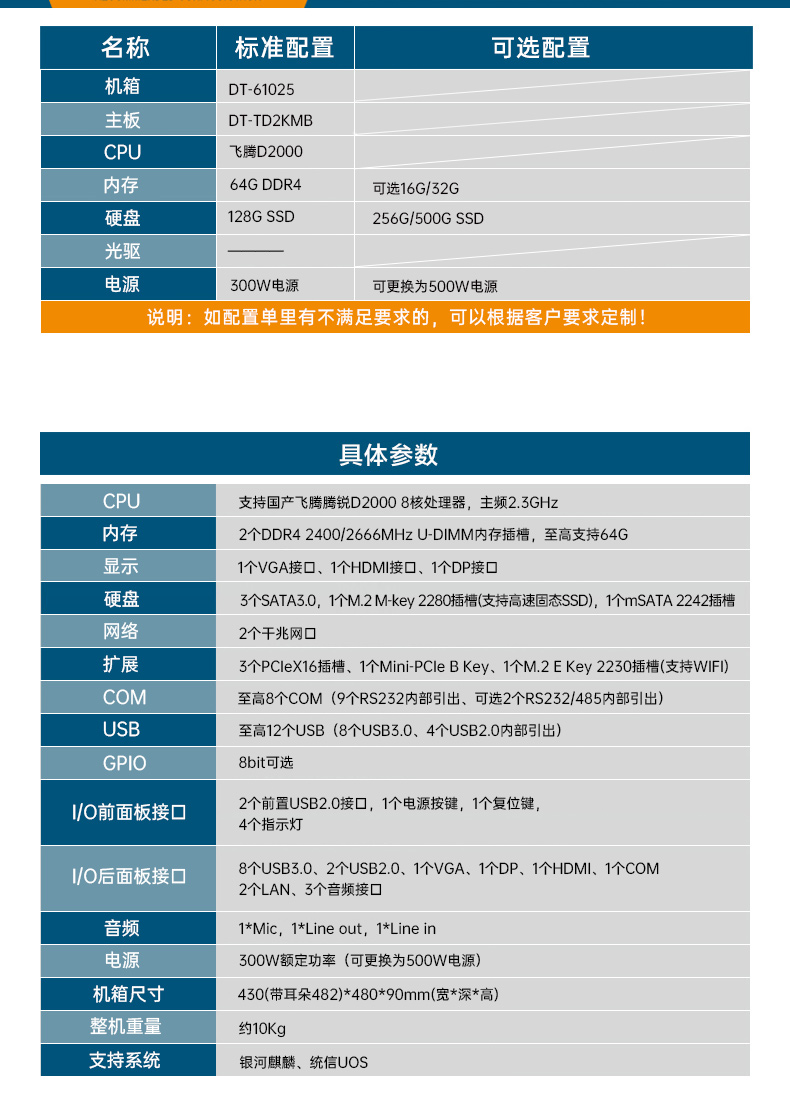 國產(chǎn)化機(jī)柜天津工控機(jī),飛騰cpu,適配麒麟統(tǒng)信國產(chǎn)系統(tǒng),DT-61025-TD2KMB.jpg